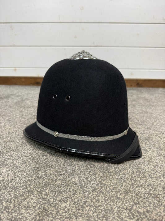 Ex Police Bobby Custodian Helmet Rose Top 58cm Fancy Dress Display