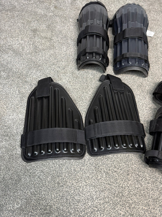 Ex Police Riot Guard Set Arms, Thigh & Leg Security Dog Handler Paintball Airsoft