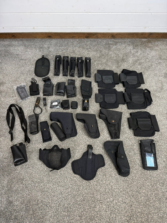 Ex Police Accessory Job Lot Holster Belt Pouches Security Lot