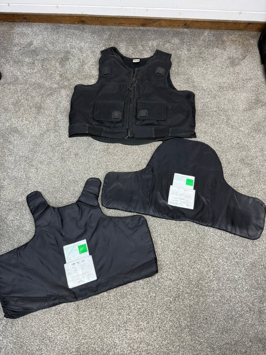 Ex Police Hawk Body Armour Stab Vest XXL Anti Stab & Ballistic HG1A & KR1 Security