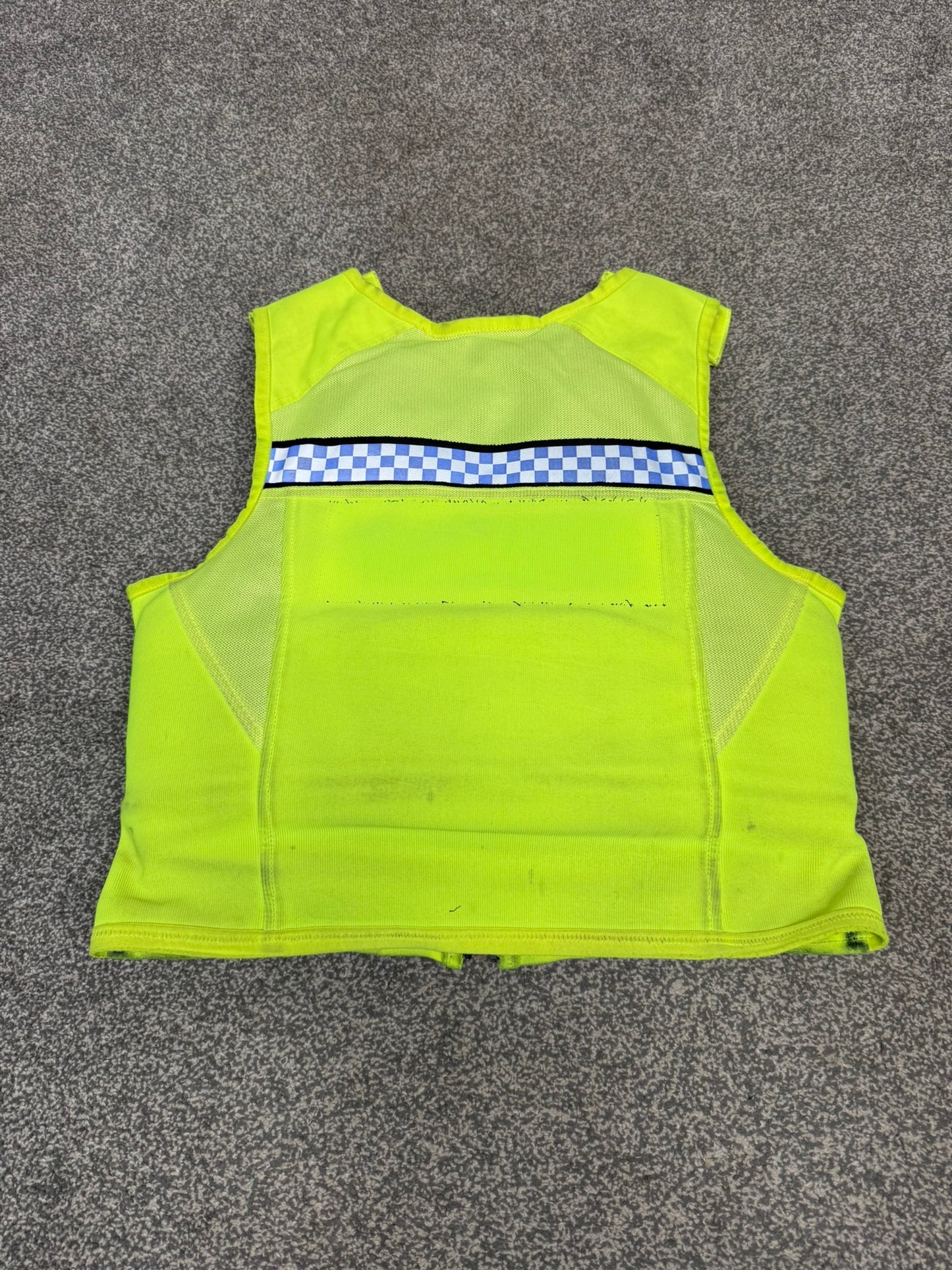 Ex Police Cooneen Hi Vis Body Armour Stab Vest MEDIUM - Anti Stab & Ballistic HG1A & KR1