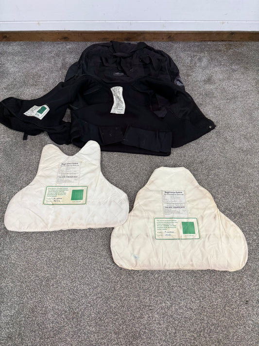 Ex Police Meggitt Yaffy Body Armour Vest Anti Stab & Ballistic HG1A & KR2 Medium Security