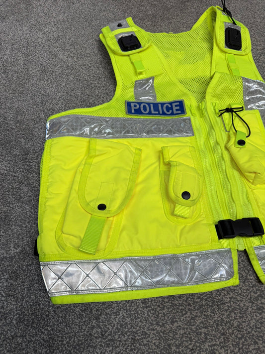 Ex Police Arktis Utility Vest BADGED Patrol Equipment Vest VGC - X LARGE