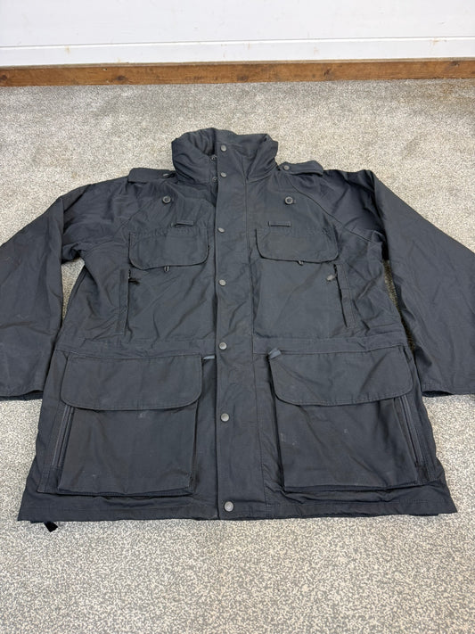 Arktis Avenger Jacket Smock B315 Ripstop Waterproof Black Ex Police Security - X Large