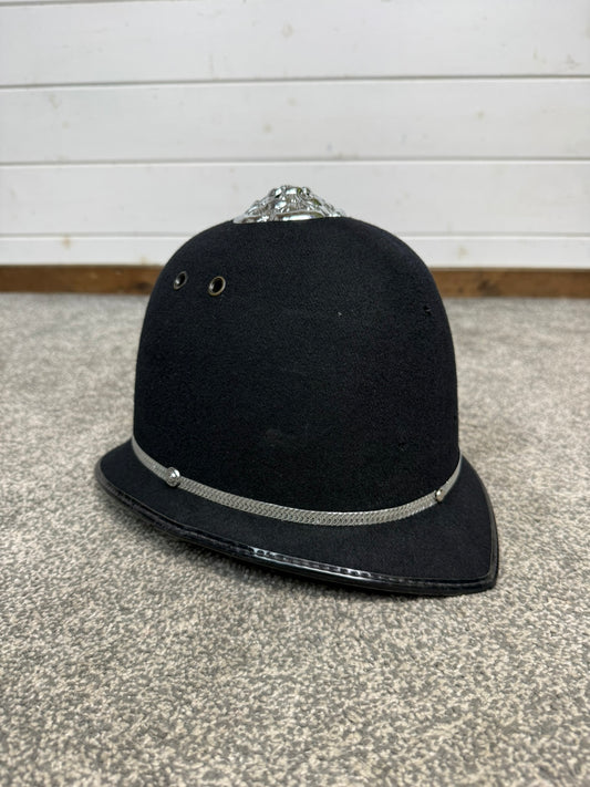 Ex Police Bobby Custodian Helmet Rose Top 57cm Fancy Dress Display