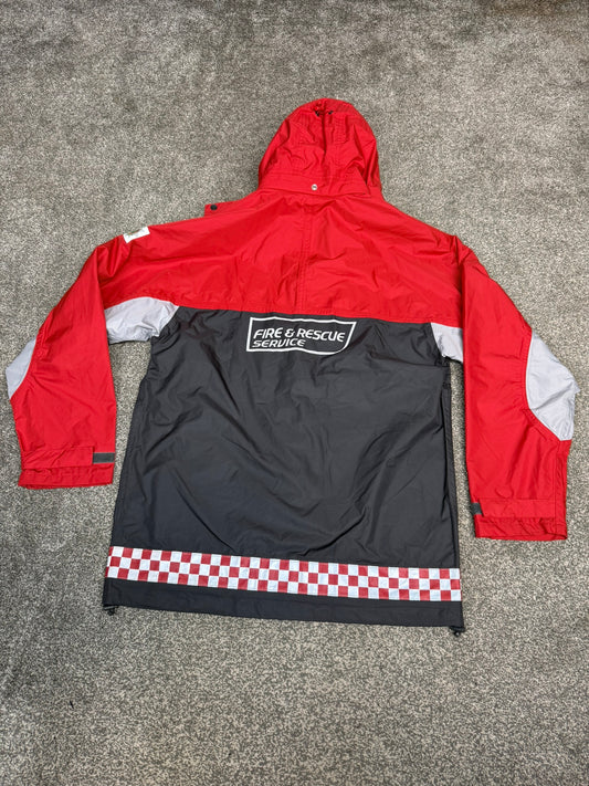 Ex Staffordshire Fire & Rescue Waterproof Jacket Coat - SMALL