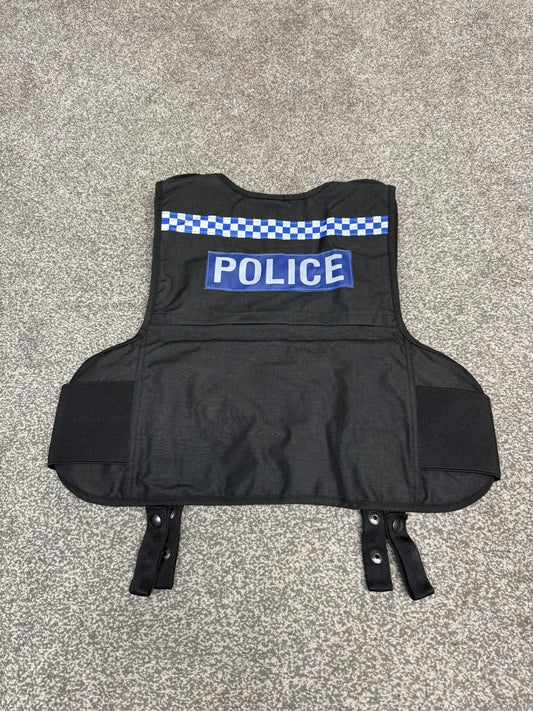 Ex Police Mehler Body Armour Cover BADGED - LARGE TV Film Security Uniform