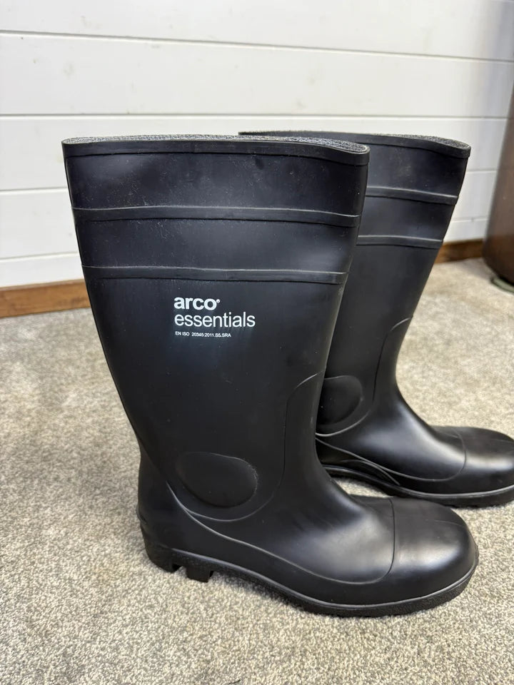 Ex Police Arco Wellington Boots Steel Toe Cap Safety Wellies UK 11