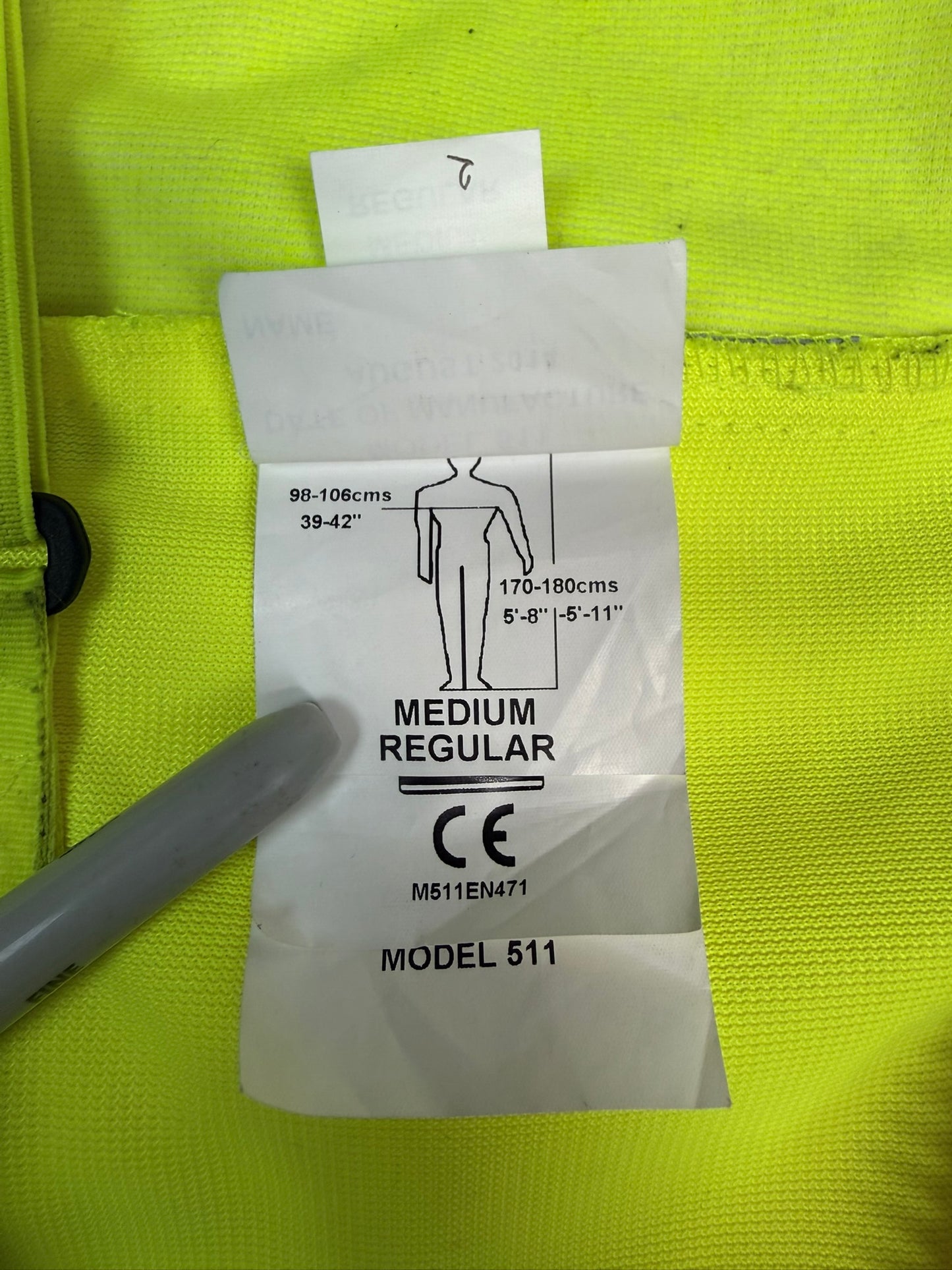 Ex Police Hi Vis Equipment Tac Vest BADGED Utility Vest Model 511 - Medium