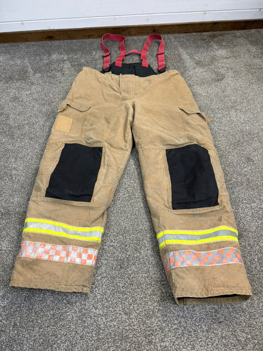 Ex Fire & Rescue Trousers X Large Fireman Firefighter Uniform Braces