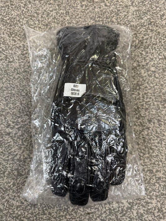 NEW MLA Defender Leather Riot Gloves Size 6 Motorcycle Biker Paintball Airsoft Security