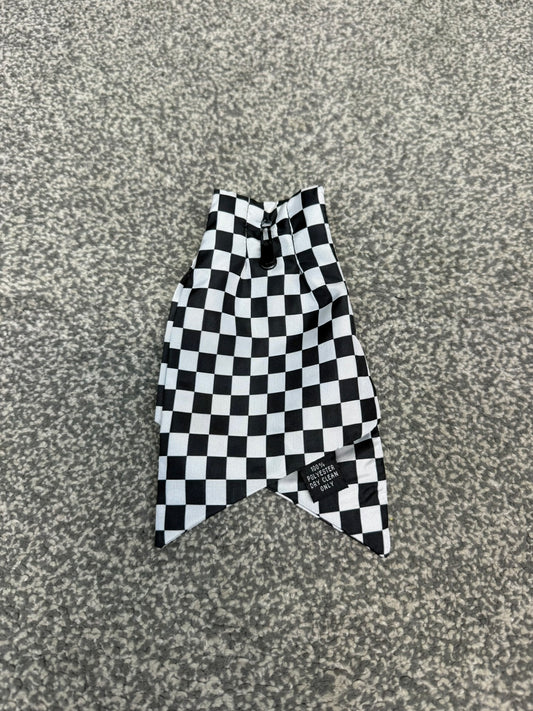 Ex Police WPC Chequered Cravat Tie Clip On Security Uniform Tie