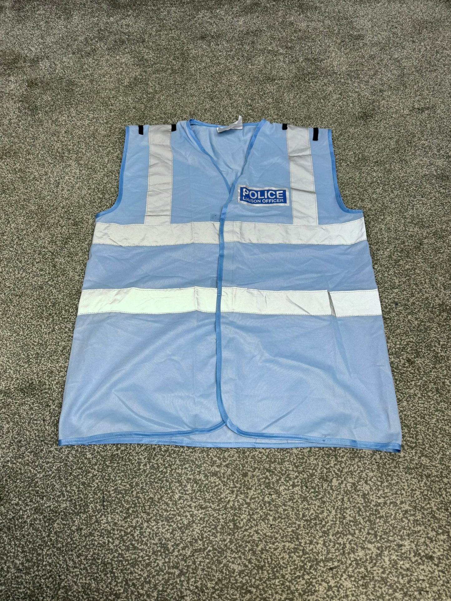 Ex Police Liaison Officer Hi-Vis Vest Collector Film TV Display