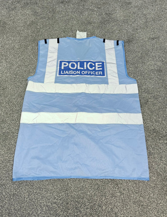 Ex Police Liaison Officer Hi-Vis Vest Collector Film TV Display