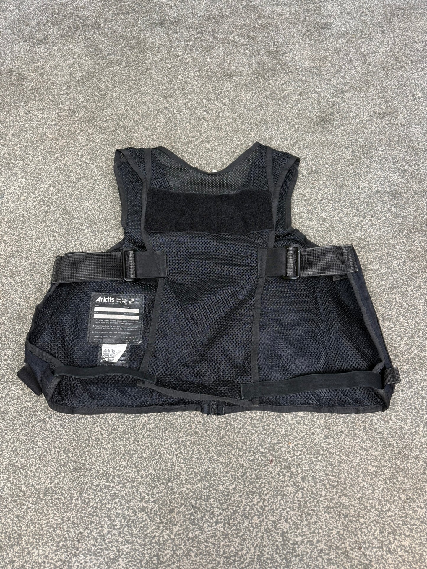 Ex Police Black Arktis Taser Vest Utility Tactical Vest SMALL Airsoft Security