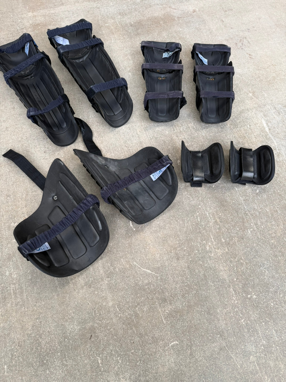 Ex Police Riot Guard Set Arms Thigh Leg & Foot Security Dog Handler Paintball Airsoft