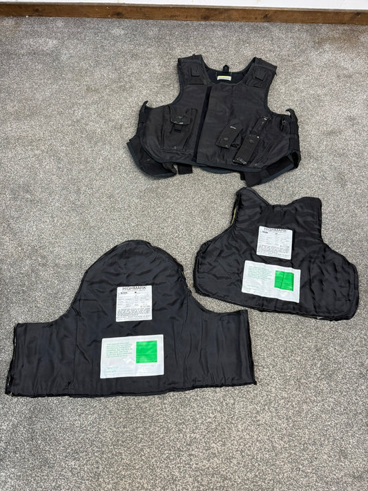 Ex Police Highmark Body Armour Stab Vest X LARGE Anti Stab & Ballistic HG1A / KR1 Security