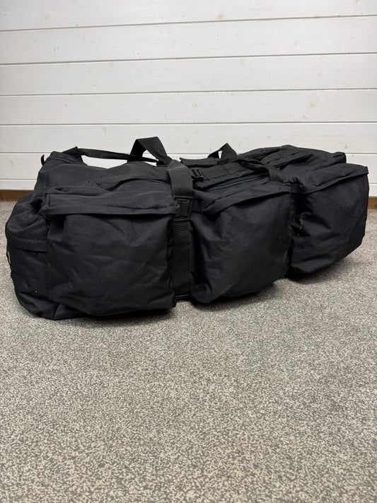 Ex Police Protec PSU Deployment Kit Bag Holdall Rucksack 100L Black Security Travel