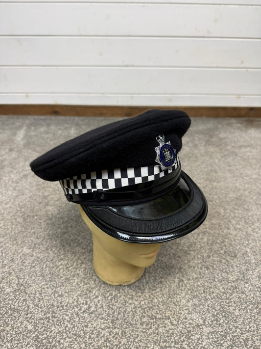 Ex Suffolk Constabulary Inspectors Peak Cap 57cm Film TV Uniform Collector Display