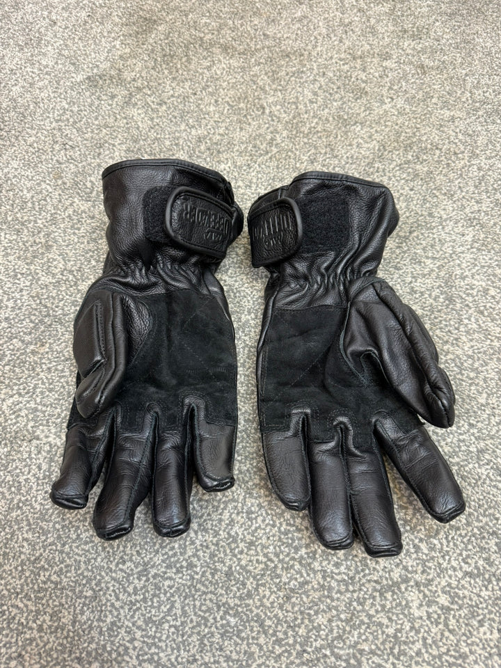 Ex Police MLA Defender Leather Riot Gloves Size 11 Motorcycle Biker Paintball Airsoft Security