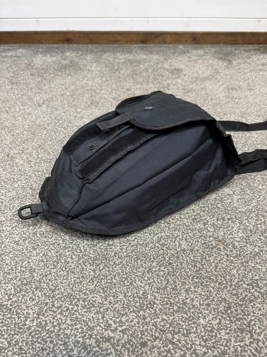 Ex Police Black Gas Mask Respirator Tactical Storage Bag Shoulder Haversack