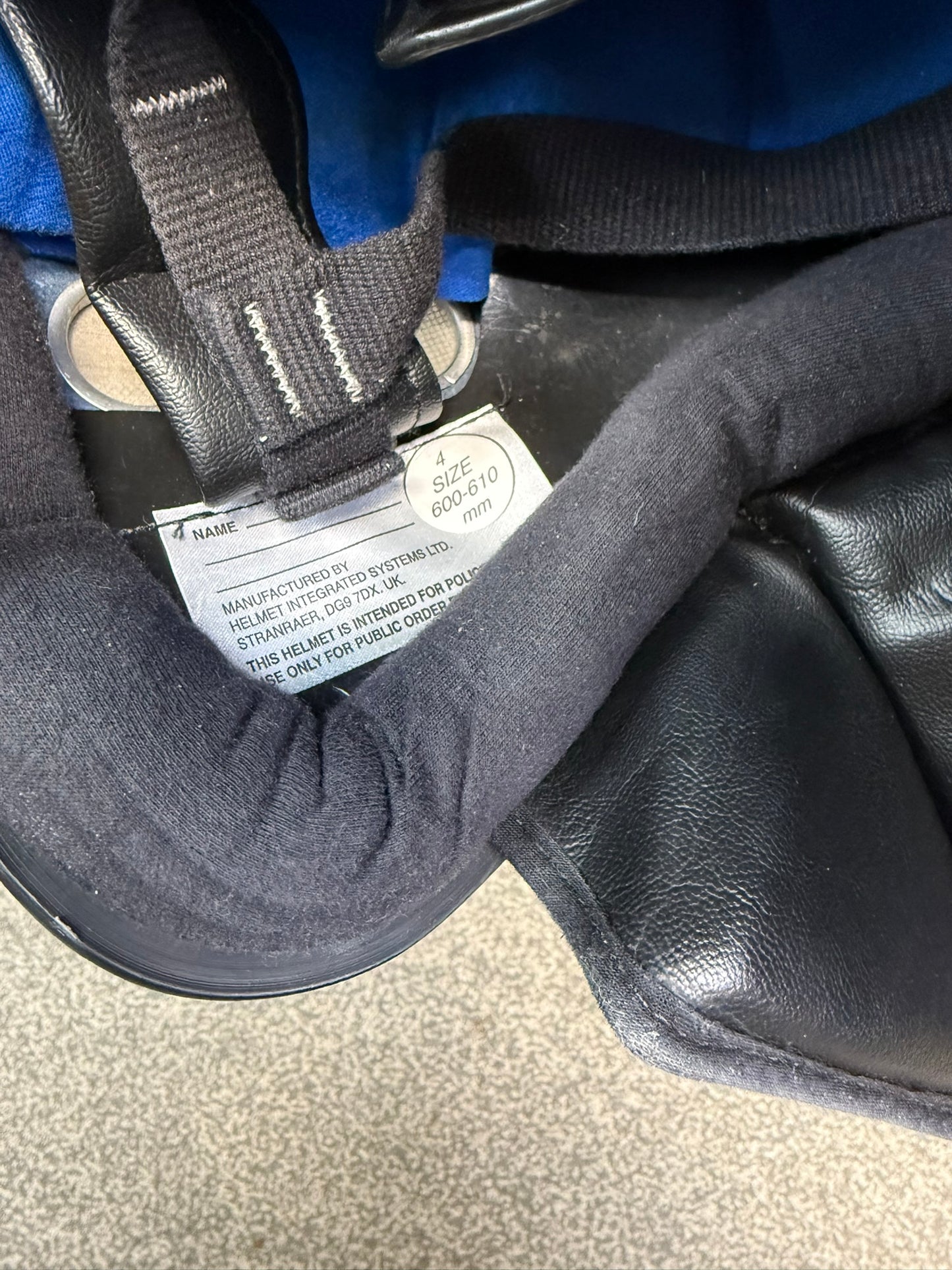 Ex Police Argus Riot Helmet Badged Display Airsoft Paintball 60-61cm