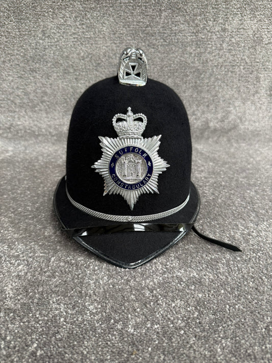Ex Suffolk Police Coxcomb Bobby Helmet 59cm Collector Display Film / TV