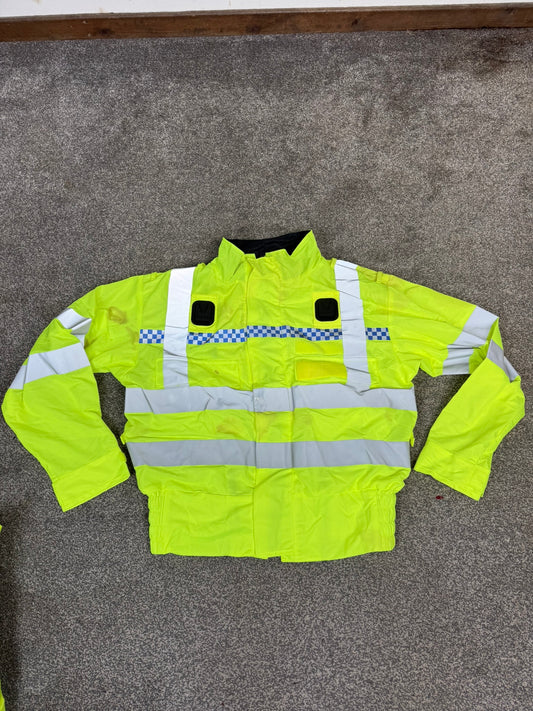 5x Ex Police Hi-Vis Waterproof Jacket Coat Job Lot Mixed Bundle Security Recovery Dog Walking
