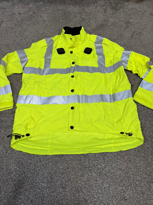Ex Police Hi Vis Cycling Jacket MEDIUM Cyclist Waterproof Coat Security Events