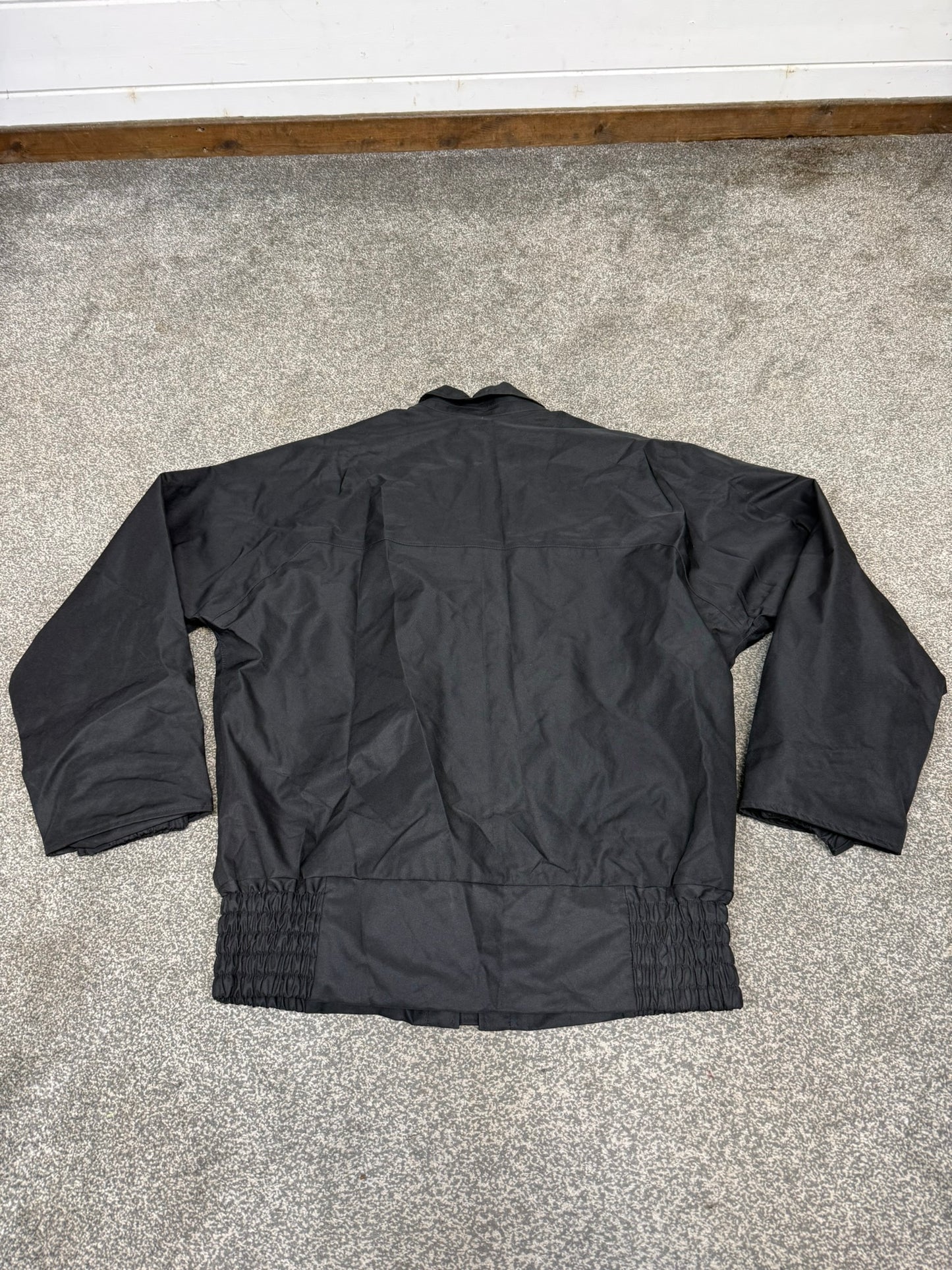 Ex Police Black Bomber Jacket Waterproof & Breathable - Medium Security Walking Work
