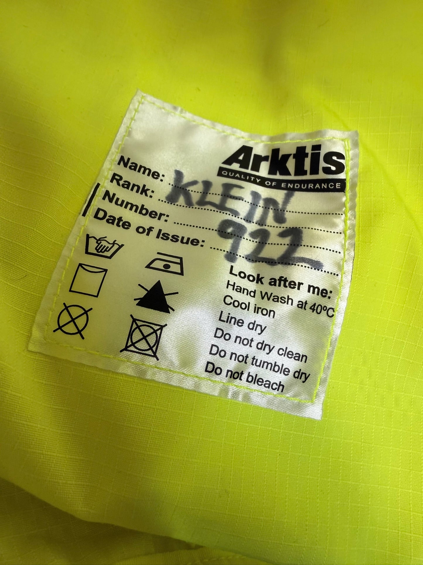 Ex Police Hi Vis Arktis Utility Vest Security Patrol Equipment Vest Marshall VGC - MEDIUM