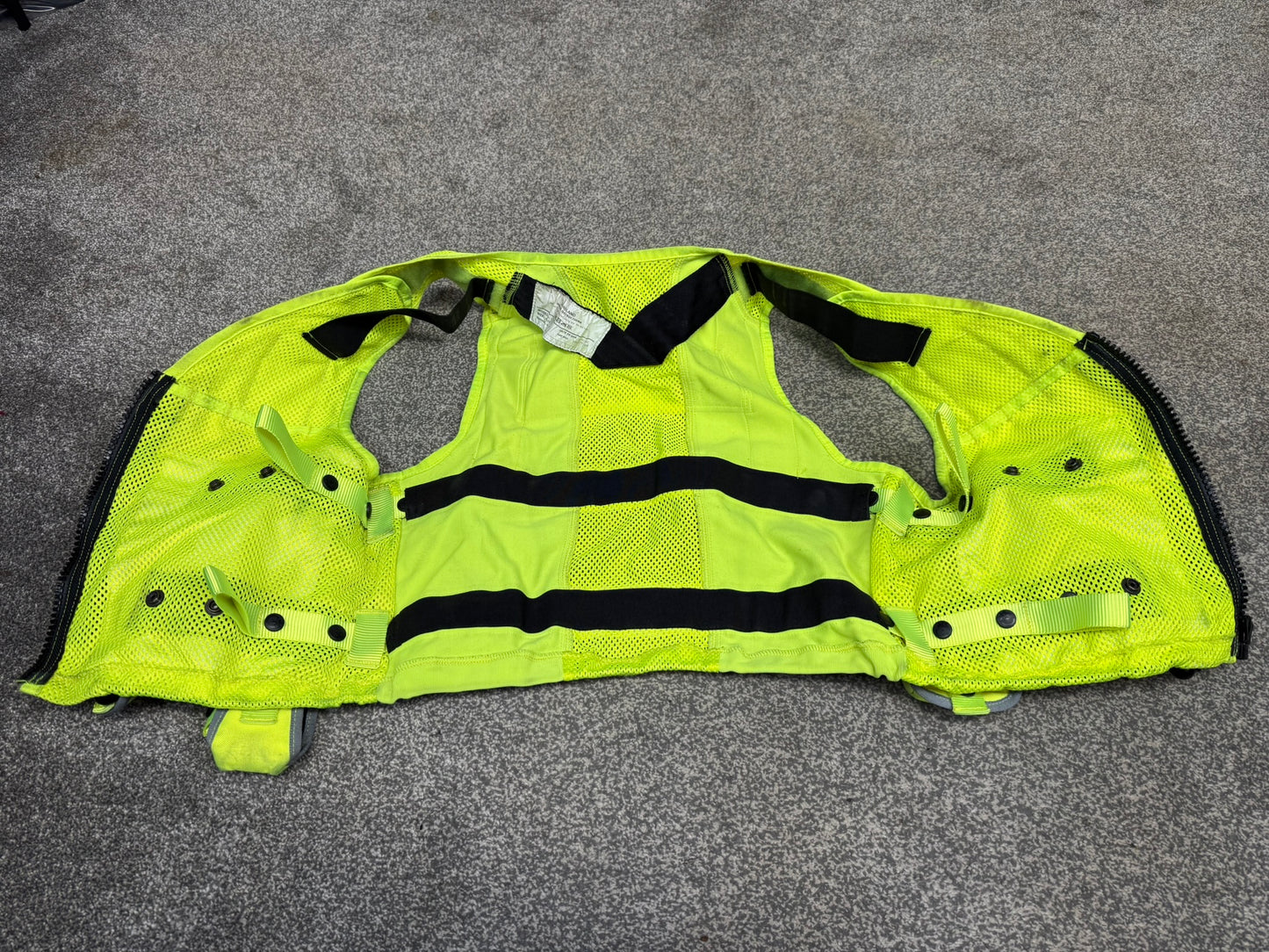 Ex Police Safariland Molle Vest Hi-Vis Tactical Utility Security Airsoft Vest - MEDIUM