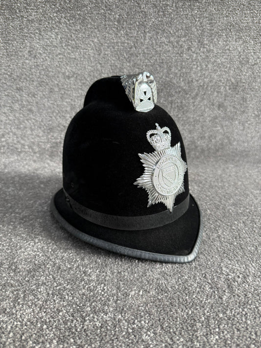 Ex Norfolk Constabulary Coxcomb Police Bobby Helmet 58cm Collector Display