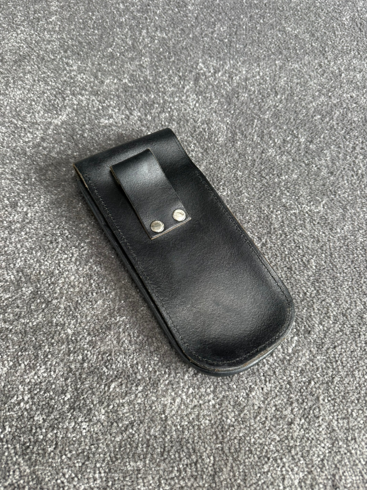 Ex Police Leather Rigid Handcuff Cuff Holder Belt Pouch Airsoft Security