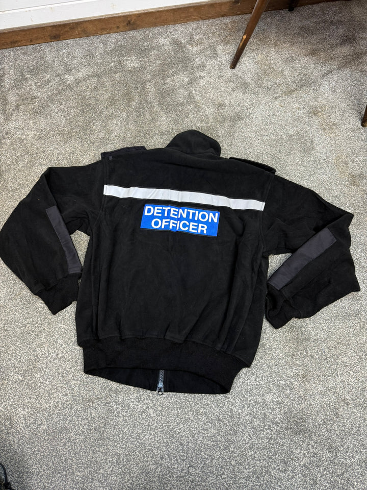 Ex Custody Police Detention Officer Black Fleece - Collectible Film TV Uniform