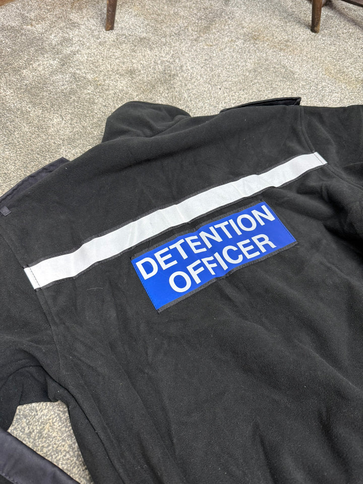 Ex Custody Police Detention Officer Black Fleece - Collectible Film TV Uniform