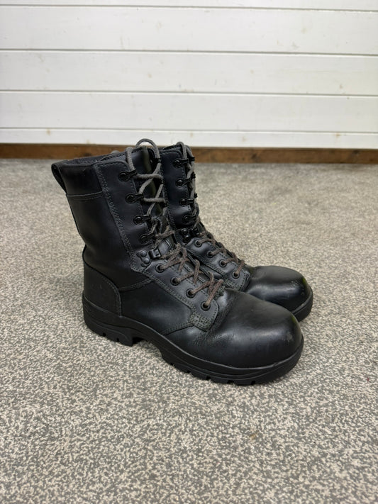 Ex Police Magnum Elite Shield Combat Boots Black Leather UK 6 Security