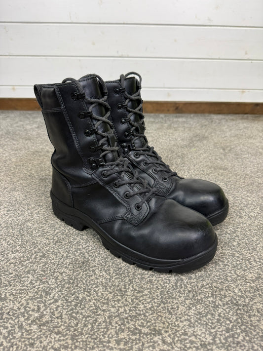 Ex Police Magnum Elite Shield Safety Boots Black Leather UK 8.5 Security Work