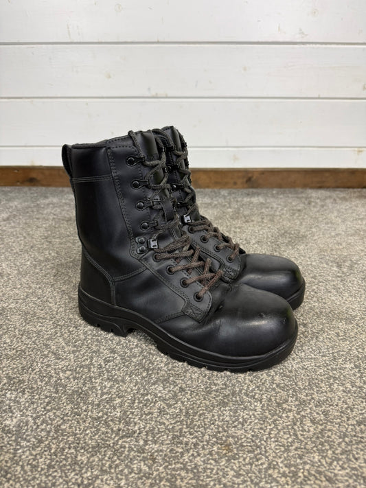 Ex Police Magnum Elite Shield Safety Boots Black Leather UK 5 Security Work