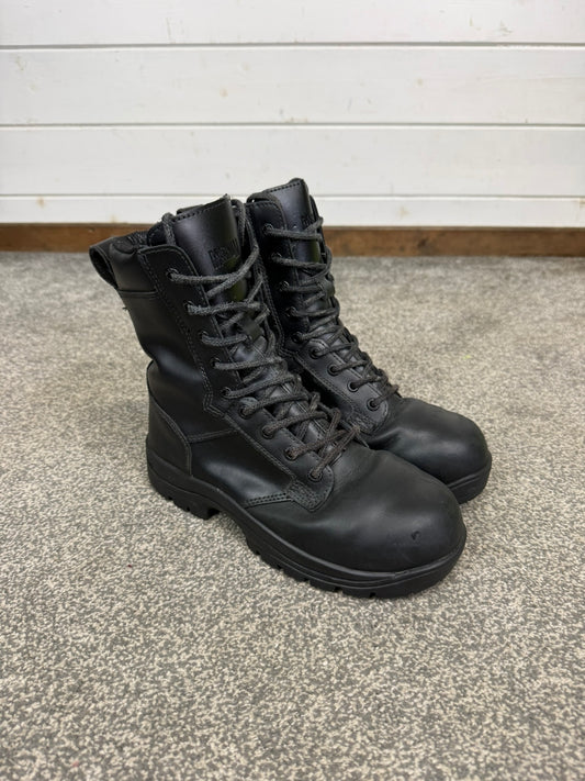 Ex Police Magnum Elite Shield Met Safety Boots Black Leather UK 5 Security Work