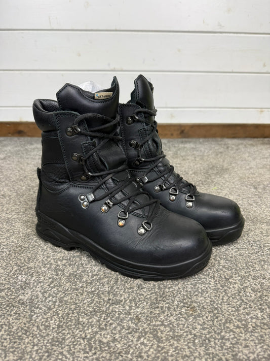 Altberg Peacekeeper P3 VS Black Leather Safety Combat Boots Size UK 5