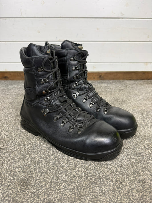 Altberg Peacekeeper P3 VS Black Leather Safety Combat Boots Size UK 12