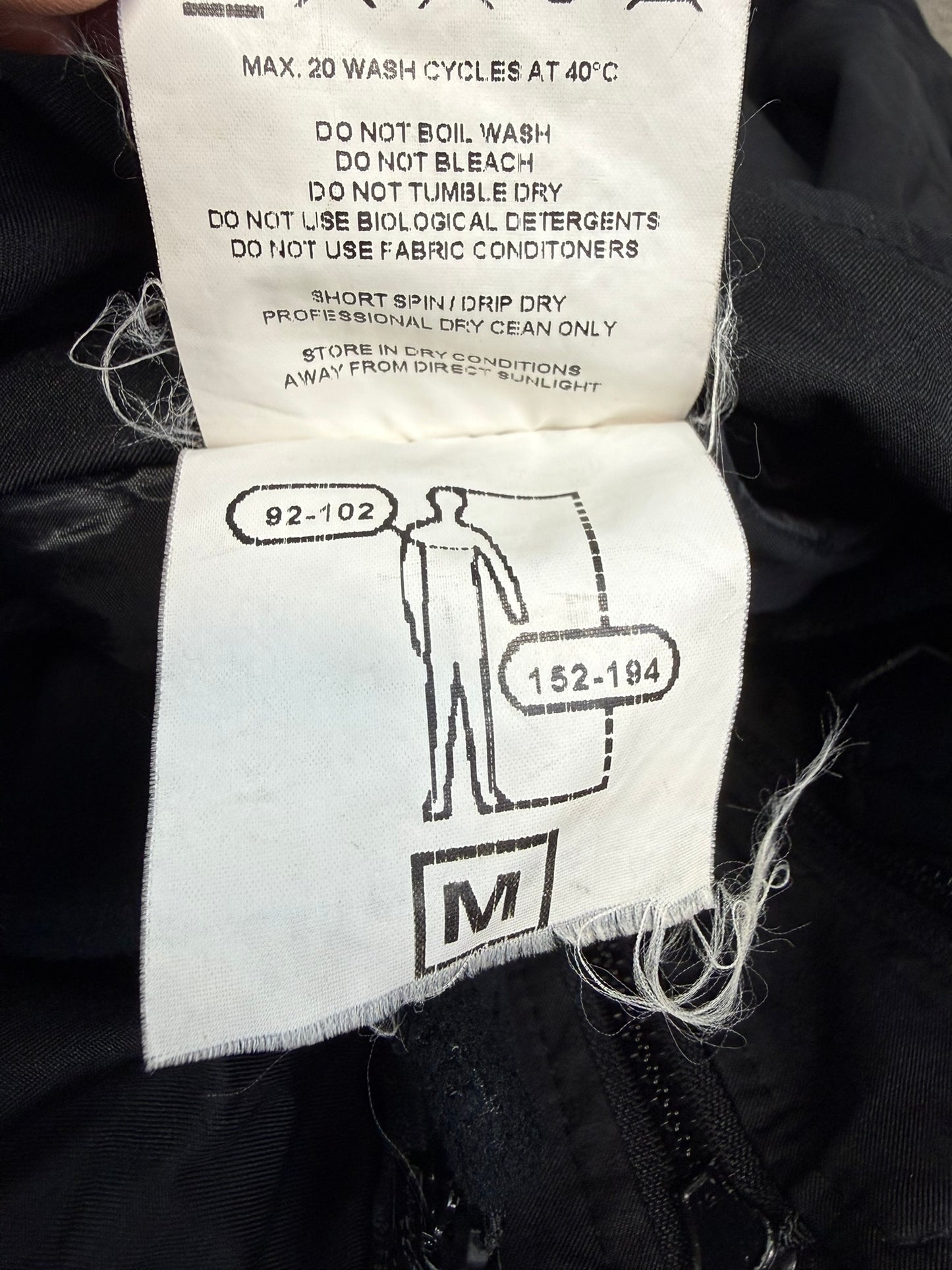 Ex Police Covert Waterproof Jacket With Fleece Liner BADGED Medium Collector Display Film Uniform