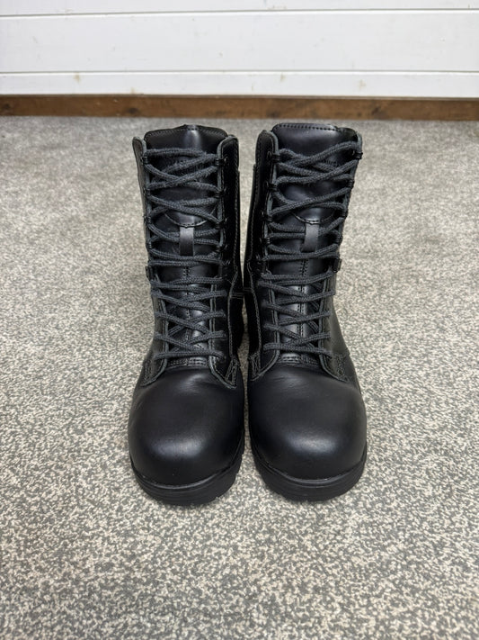 Magnum Elite Shield Black Leather Combat Patrol Boots UK 5 - VGC Security Work