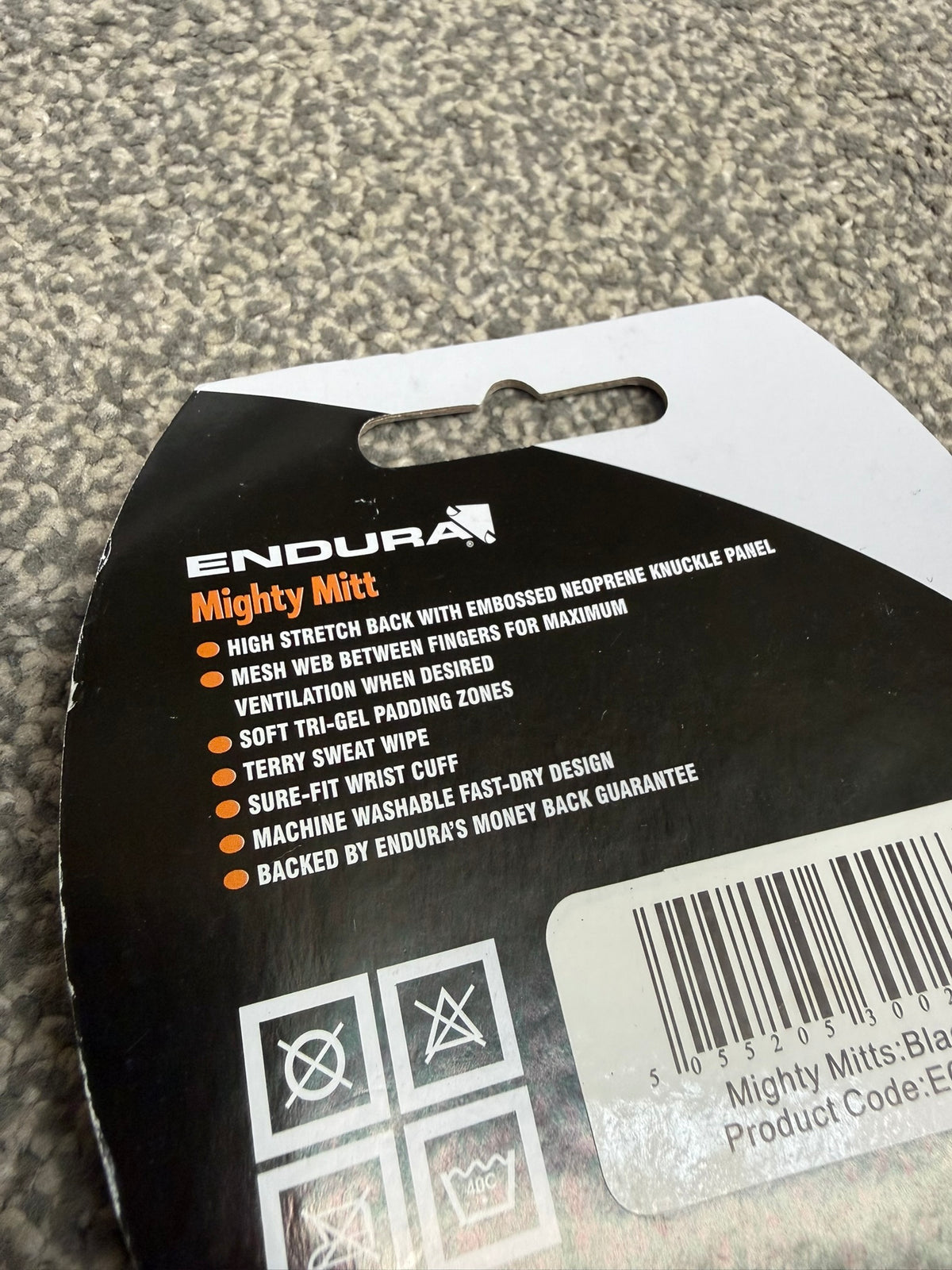 NEW Ex Police Endura Mighty Mitt Cycling Gloves - Medium