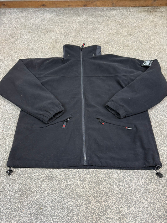 Ex Police Keela Neptune Black Fleece Windproof Waterproof - Large