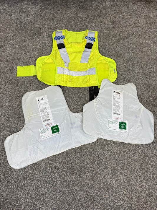Ex Police Mehler Body Armour Vest Female SMALL Anti Stab & Ballistic HG1A & KR1 Security