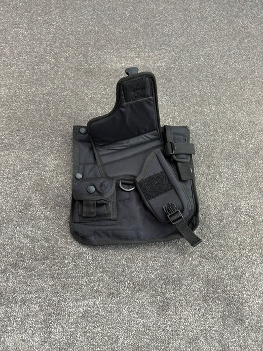 Ex Police Arktis Firearms Taser Vest Attachment Modular Panel Holster & Pouch