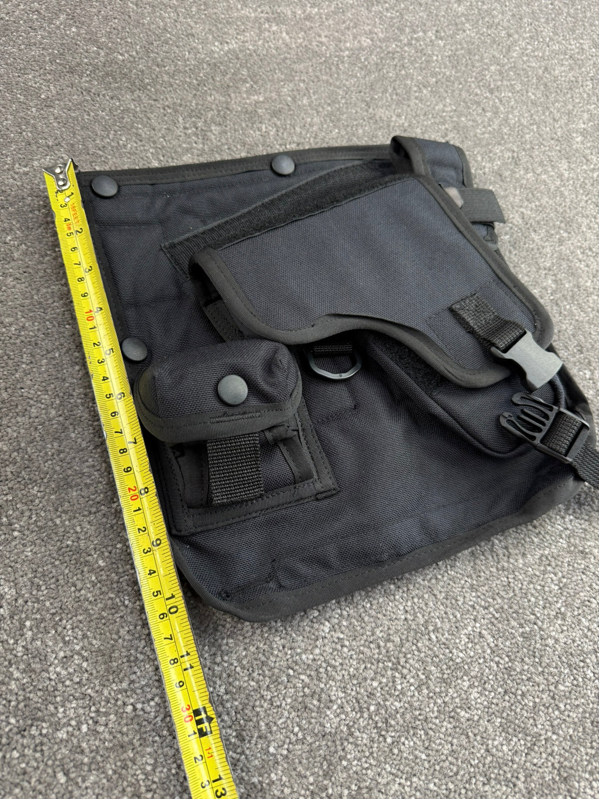 Ex Police Arktis Firearms Taser Vest Attachment Modular Panel Holster & Pouch