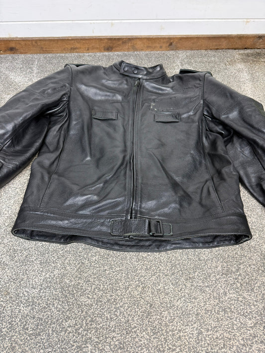 Ex Police Hideout Motorcycle Leathers 2 Piece Jacket & Trousers Motorbike Biker Suit